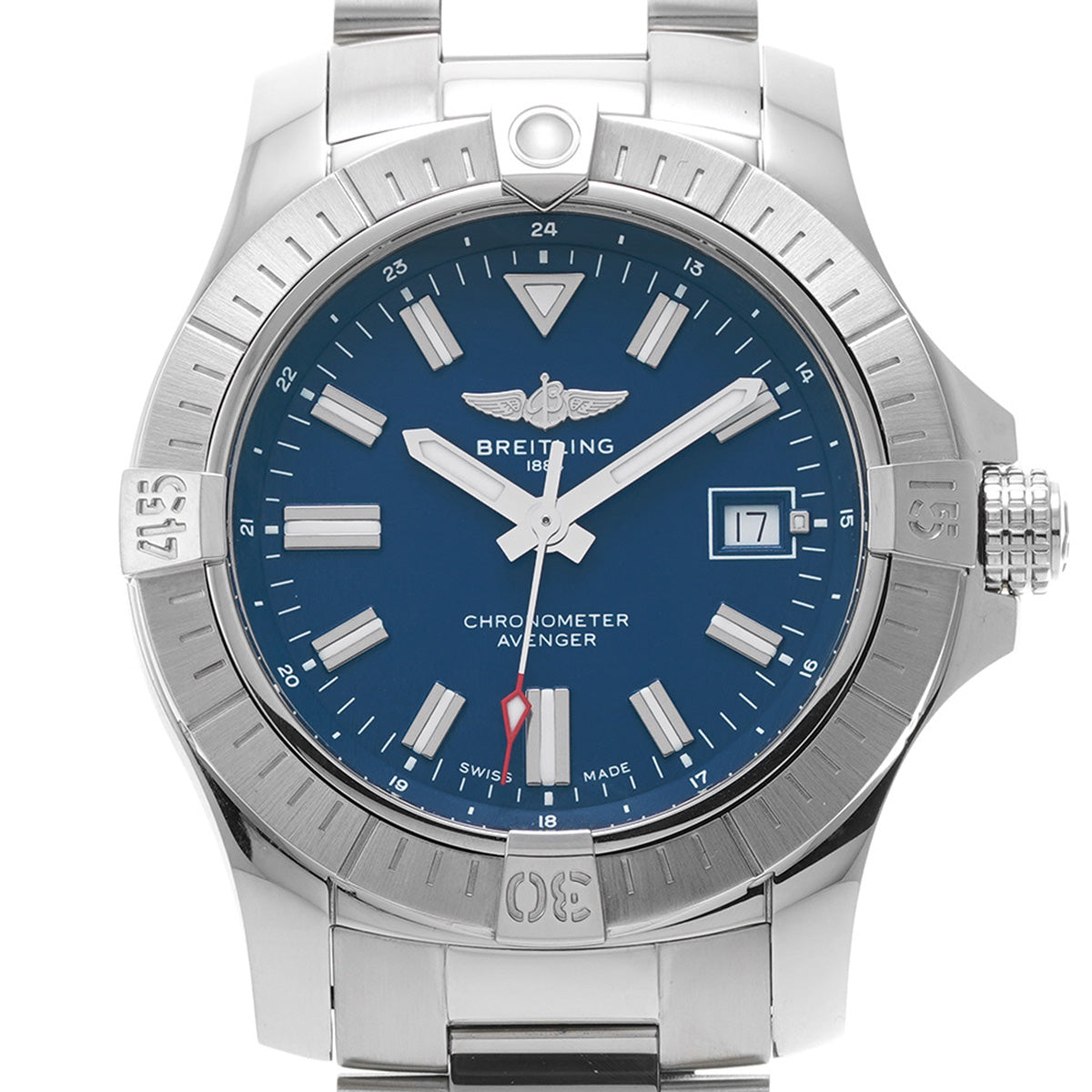 Avenger Automatic 43 A17318101C1A1 Blue BREITLING Men's [Pre-Owned].