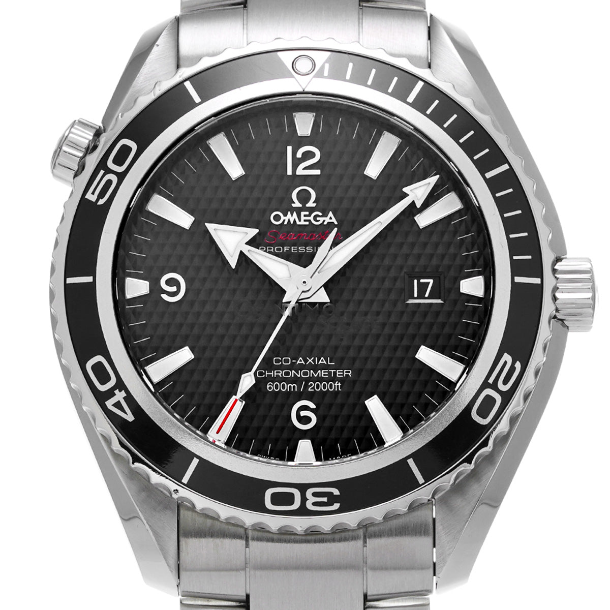 Seamaster Planet Ocean 600 Co-Axial 007 222.30.46.20.01.001 Black OMEGA Men's [Pre-Owned].