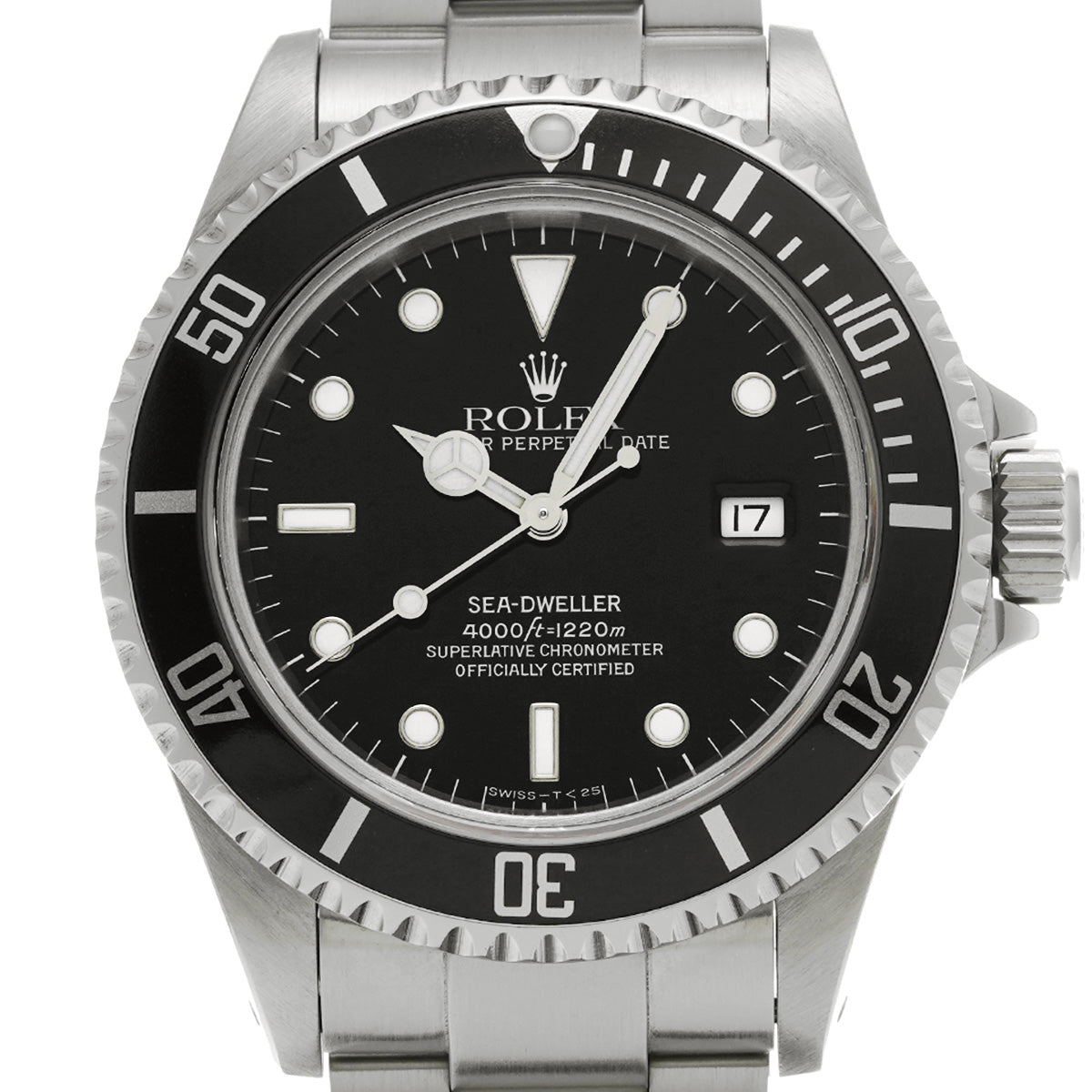 Sea-Dweller 16600 W (manufactured in 1995) Black ROLEX Men's [Pre-Owned].
