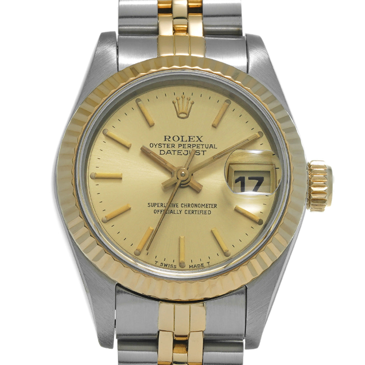 Datejust 69173 R (manufactured circa 1987) Champagne ROLEX Ladies [Pre-Owned].