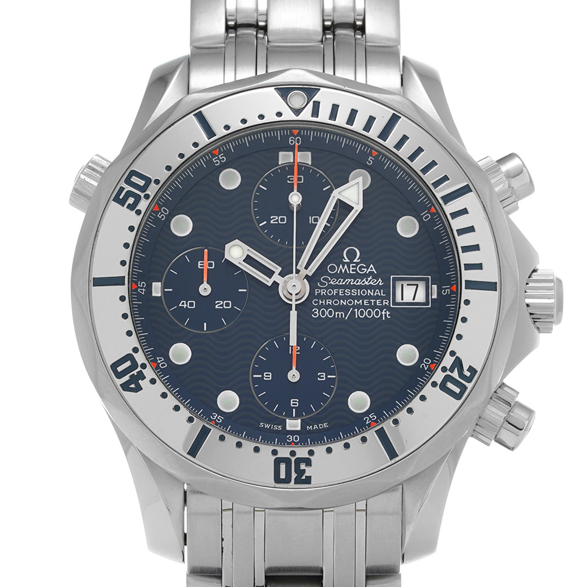 Seamaster Professional 300 Chronograph 2598.80 Blue OMEGA Men's [Pre-Owned].