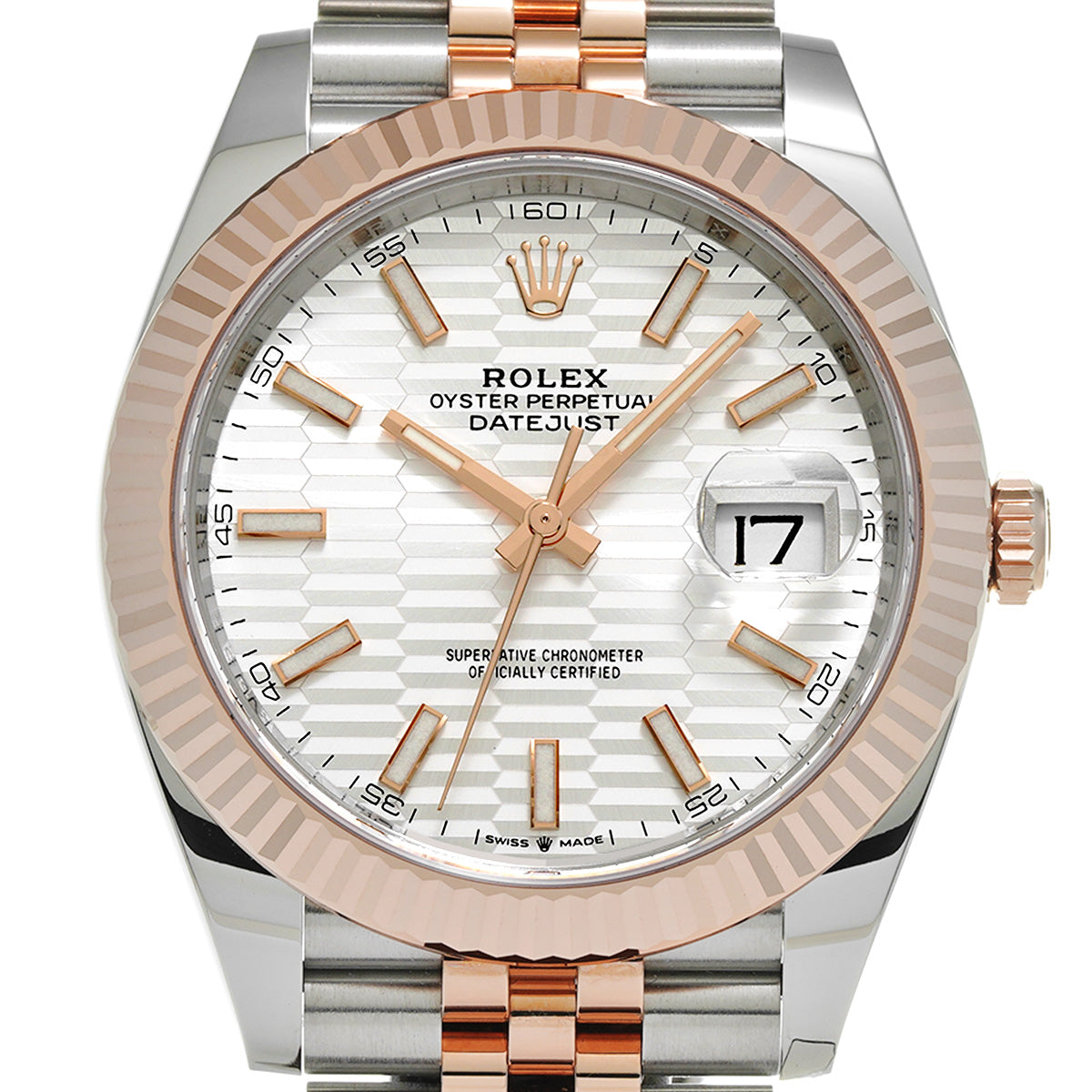 Datejust 41 126331 Random Serial Silver Fluted-Motif ROLEX Men's [Pre-Owned].