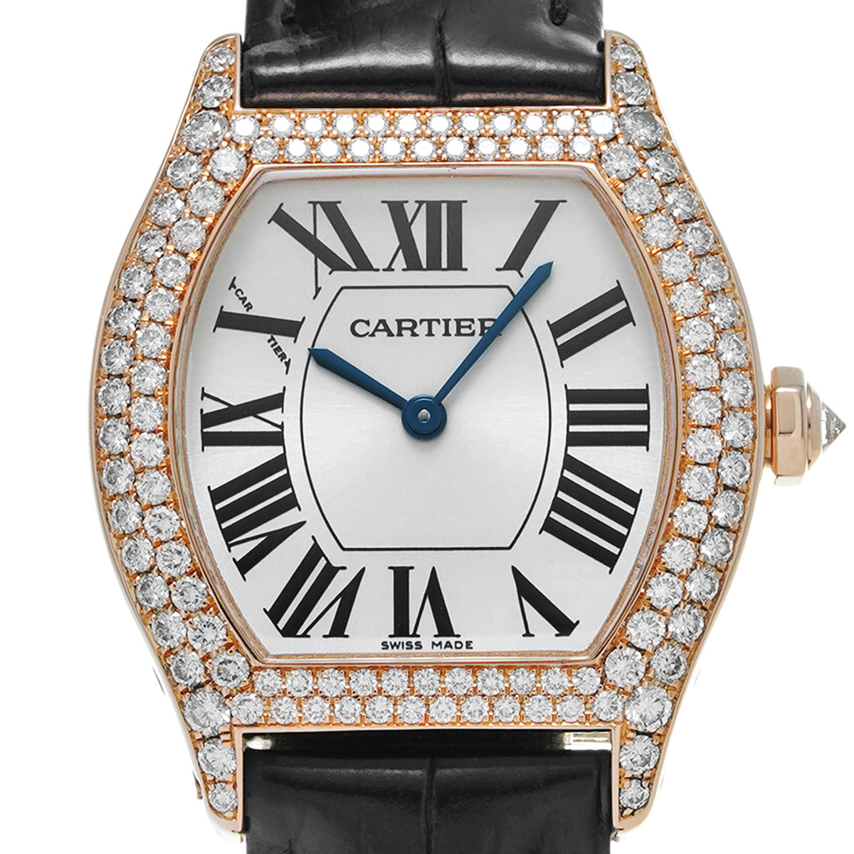 Tortue SM WA505031 Silver CARTIER Ladies [Pre-Owned].