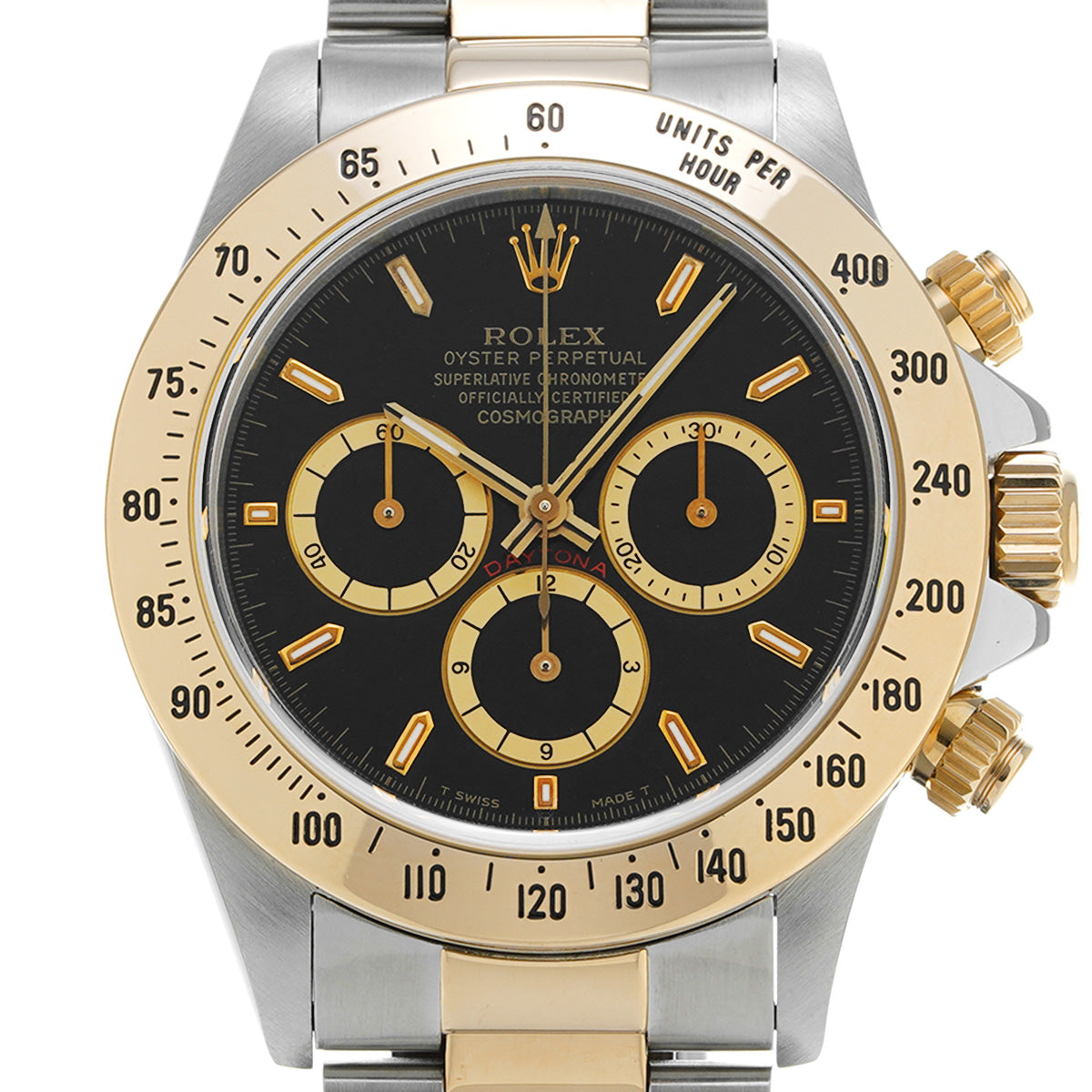 Cosmograph Daytona 16523 X (manufactured circa 1993) Black ROLEX Men's [Pre-Owned].
