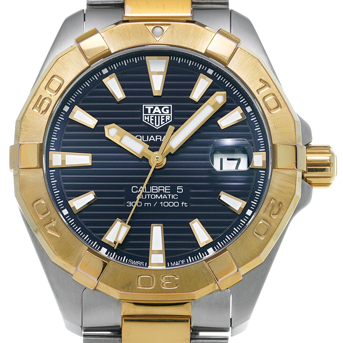 Aquaracer Calibre 5 WBD2120.BB0930 Blue TAG HEUER Men's [Pre-Owned]