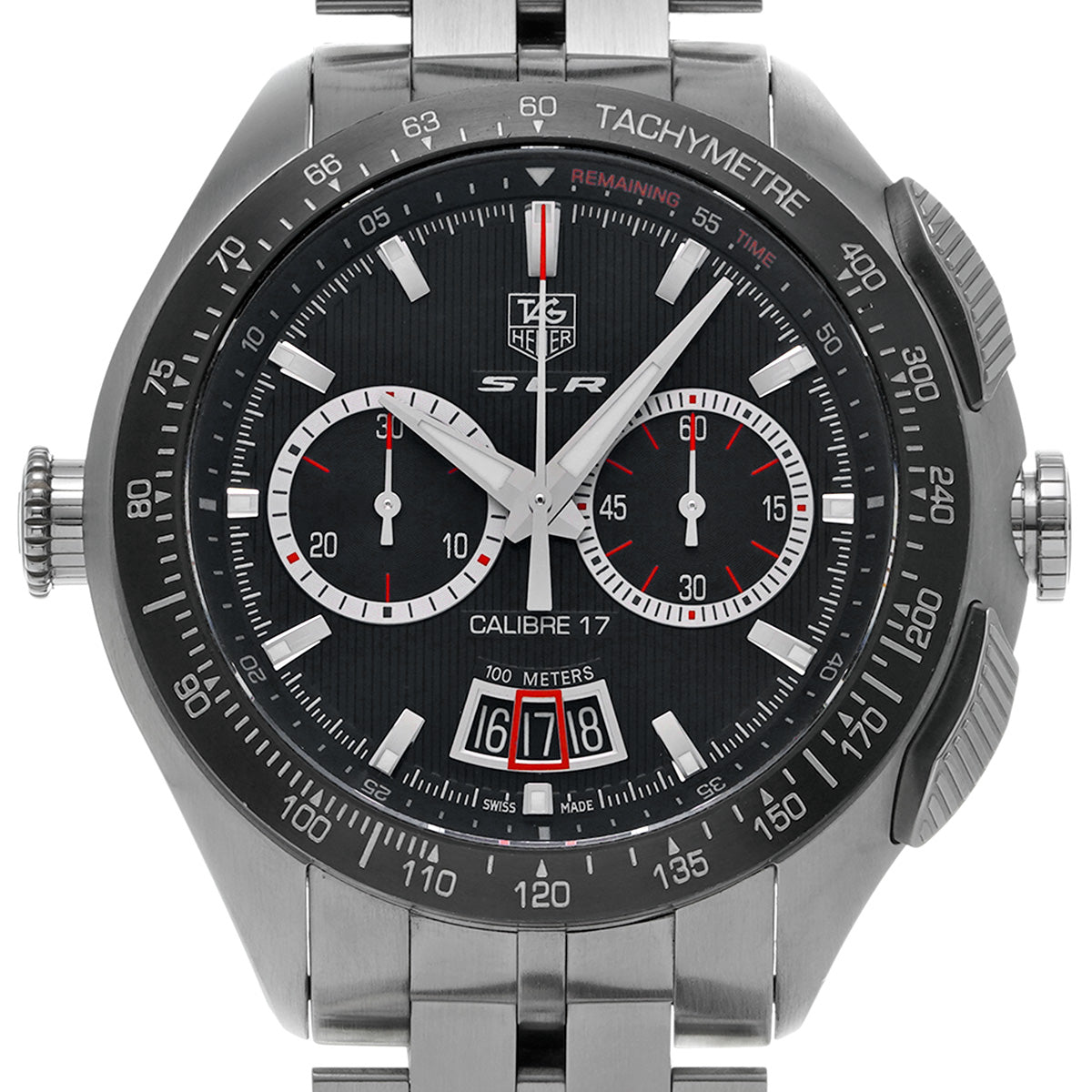 SLR Calibre 17 Mercedes-Benz CAG2010.BA0254 Black TAG HEUER Men's [Pre-Owned].