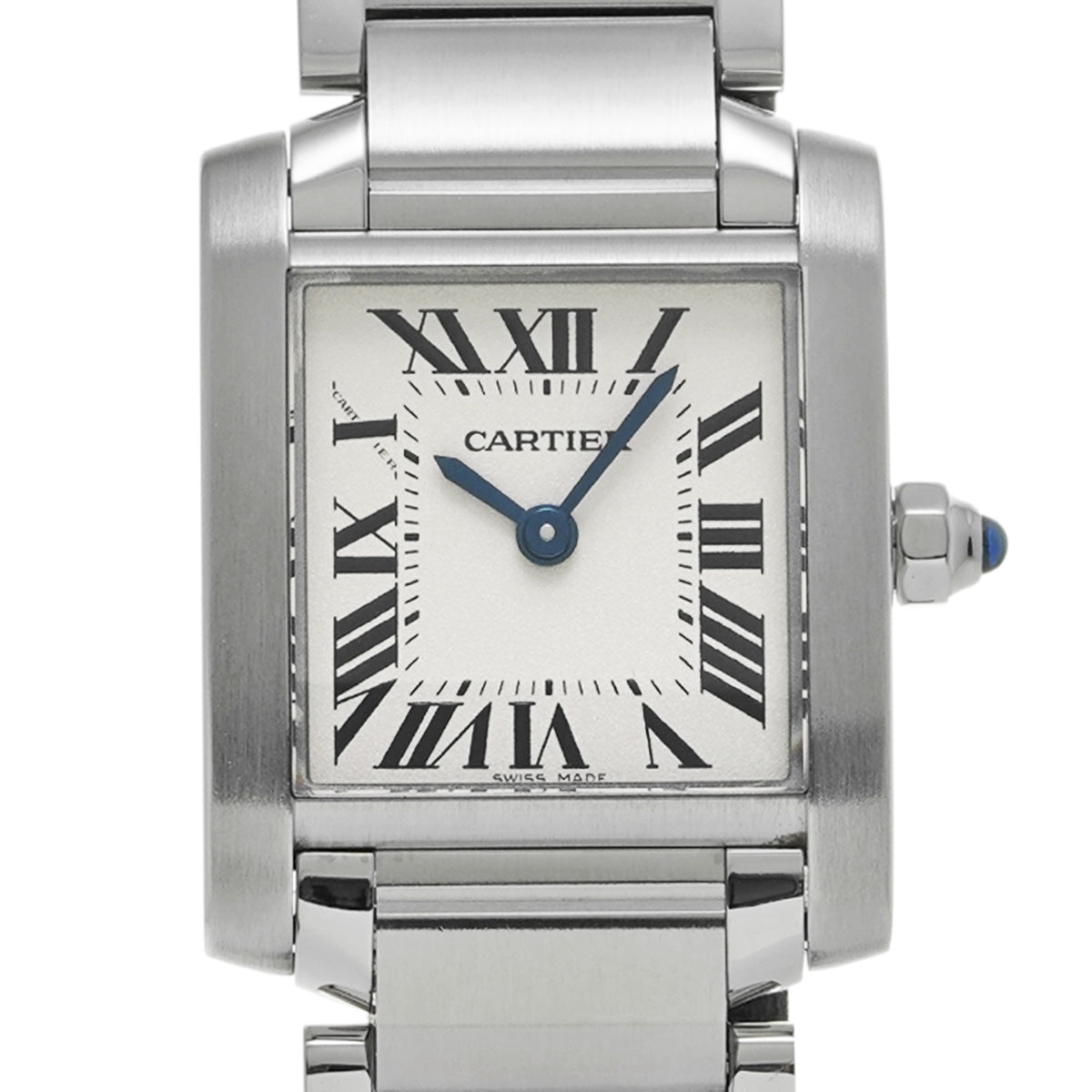 Tank Francaise SM W51008Q3 Silver CARTIER Ladies [Pre-owned]