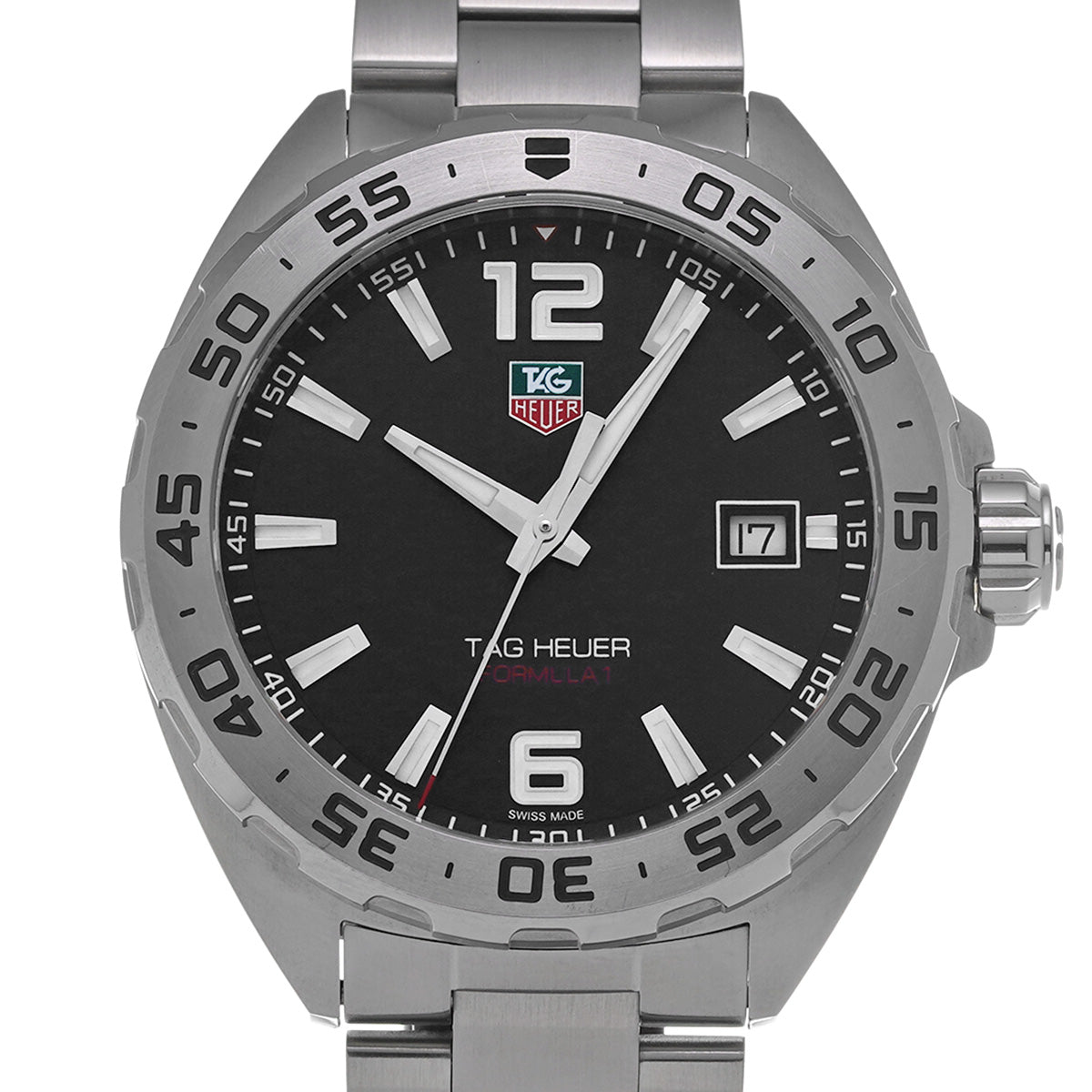 Formula 1 Quartz WAZ1112.BA0875 Black TAG HEUER Men's [Pre-owned].