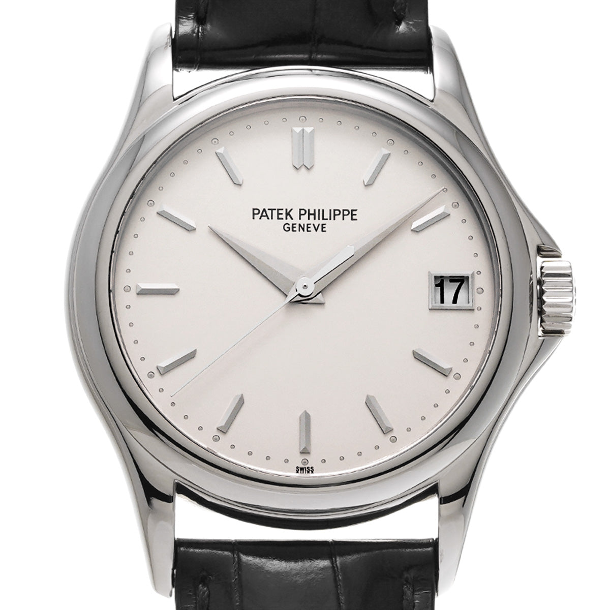 Calatrava 5127G-001 Silver PATEK PHILIPPE Men's [Pre-Owned].