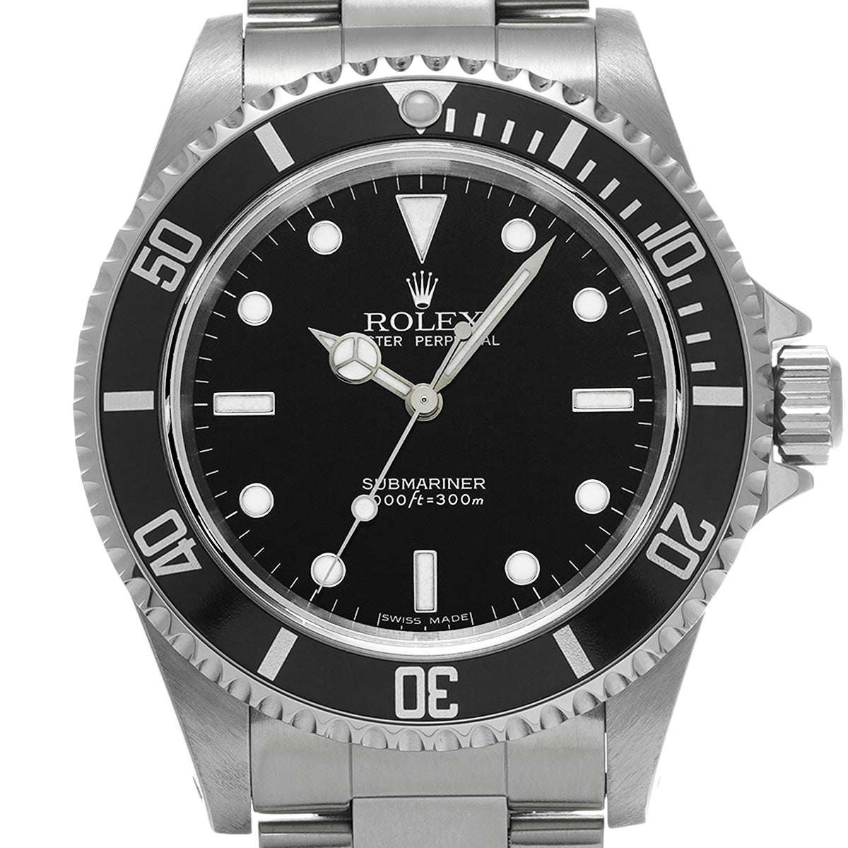 Submariner 14060M D (manufactured circa 2005) Black ROLEX Men's [Pre-Owned].
