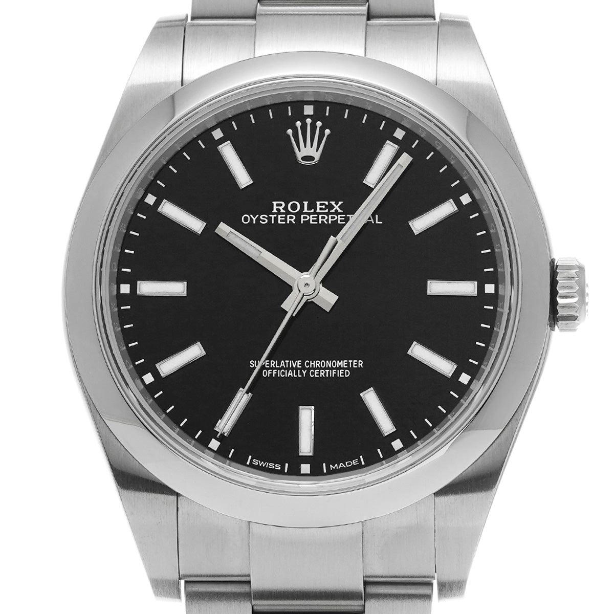 Oyster Perpetual 39 114300 Random Serial Black ROLEX Men's [Pre-owned].