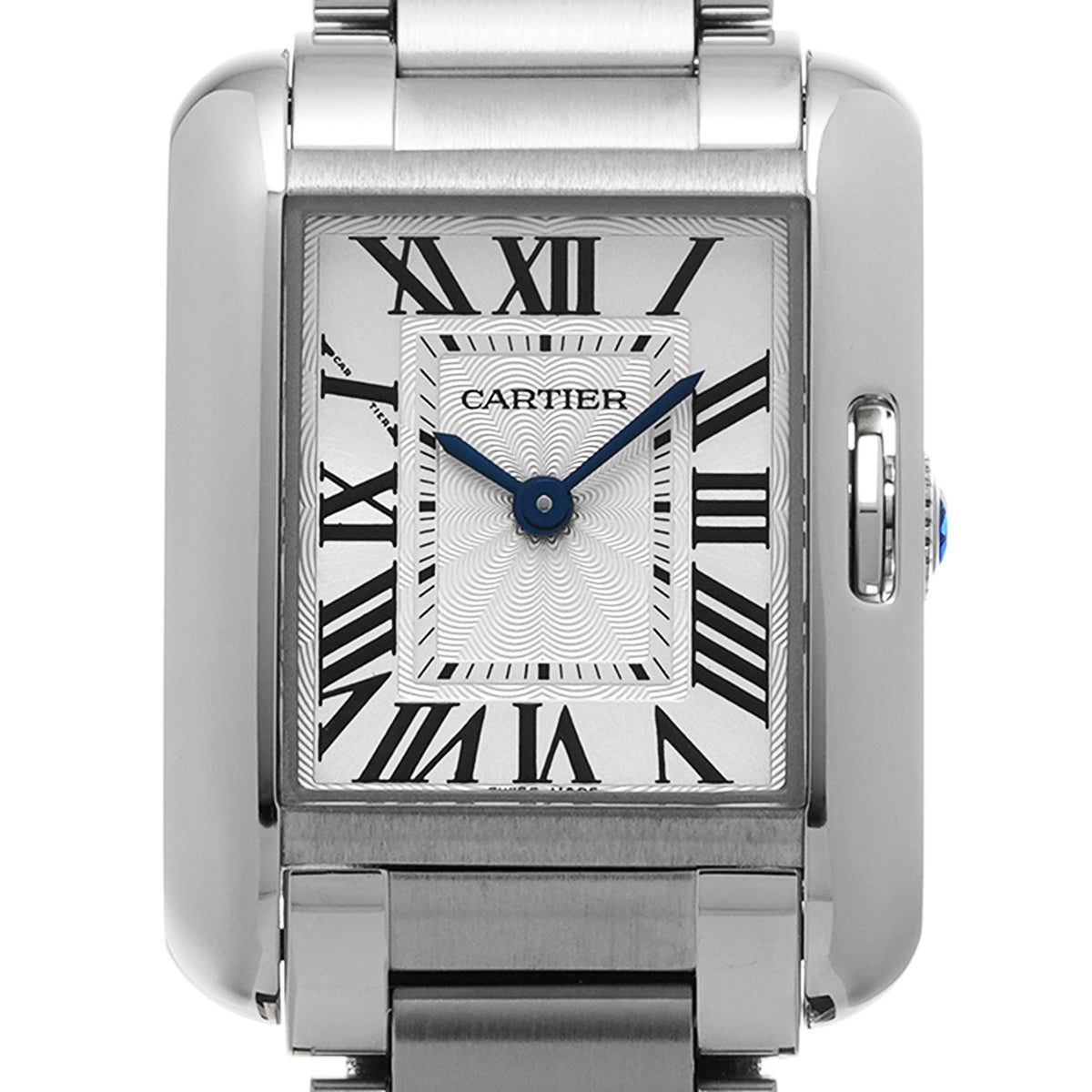 Tank Anglaise SM W5310022 Silver CARTIER Ladies [Pre-owned]