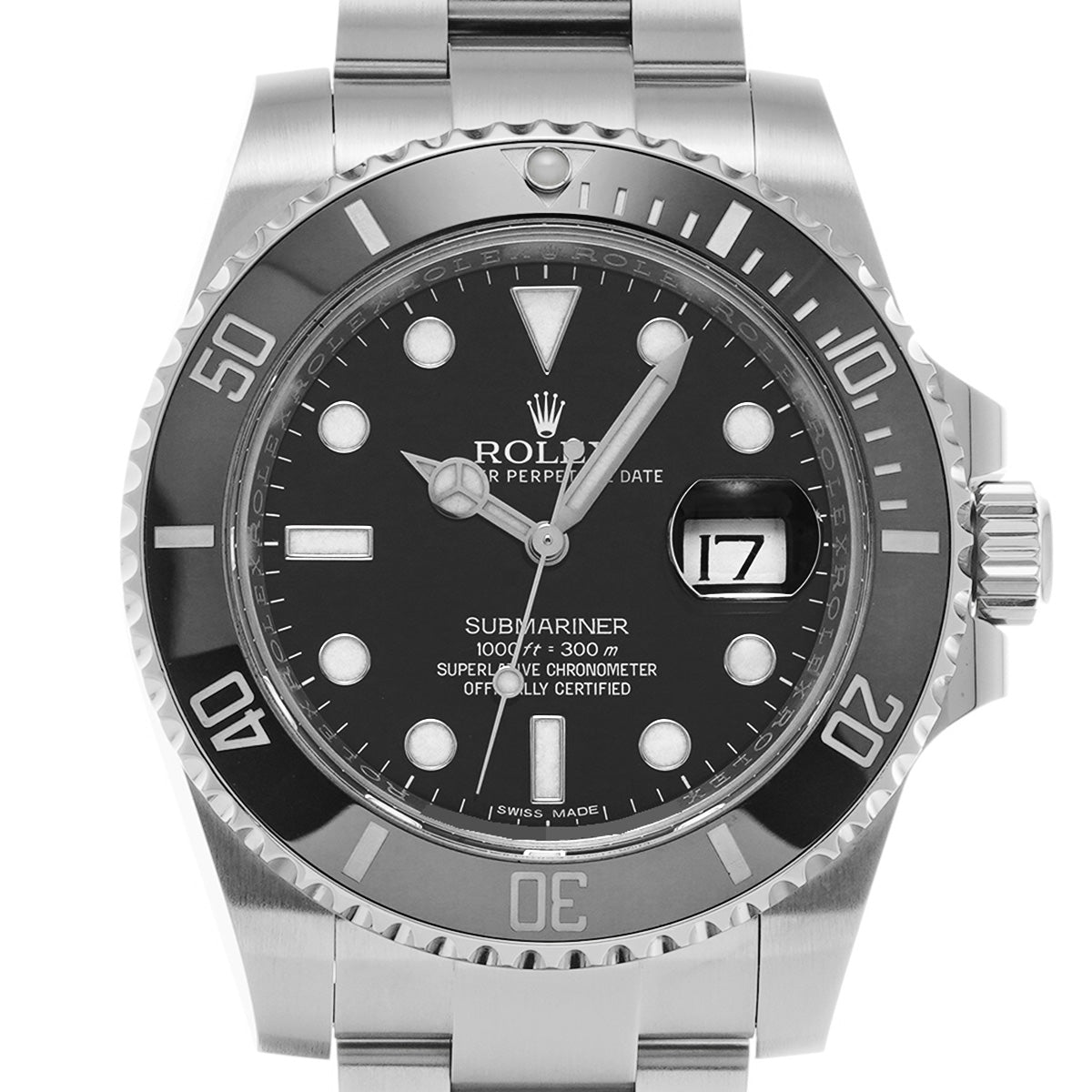 Submariner Date 116610LN Random Serial Black ROLEX Men's [Pre-Owned].