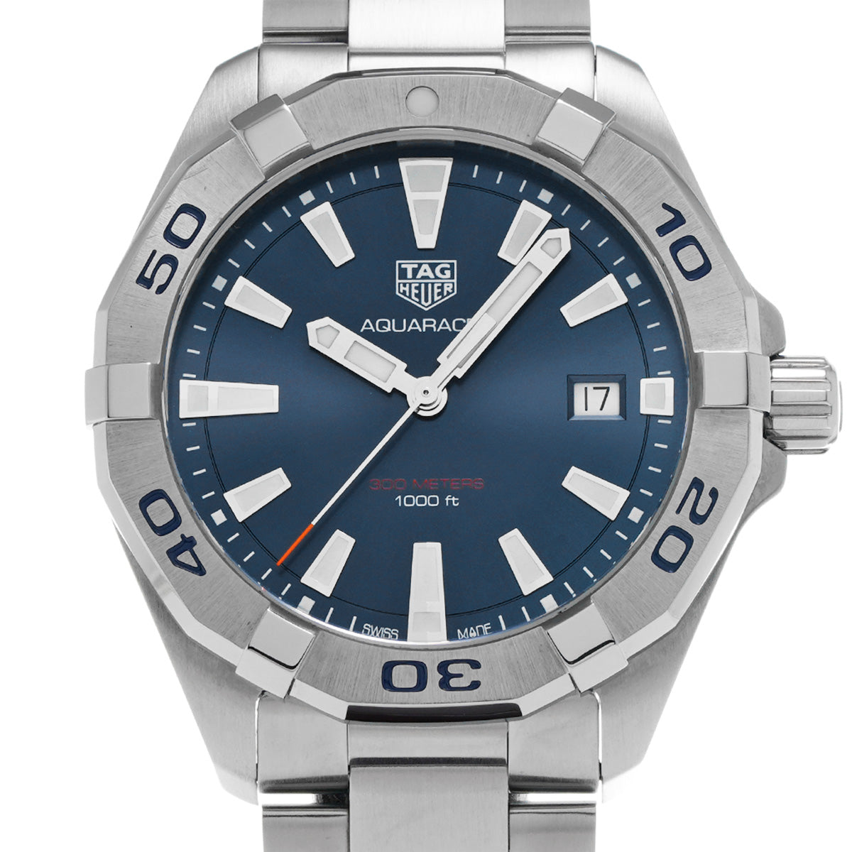 Aquaracer Quartz WBD1112.BA0928 Blue TAG HEUER Men's [Pre-Owned].