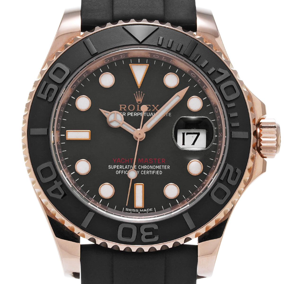 Yacht-Master 40 116655 Random Serial Black ROLEX Men's [Pre-Owned].