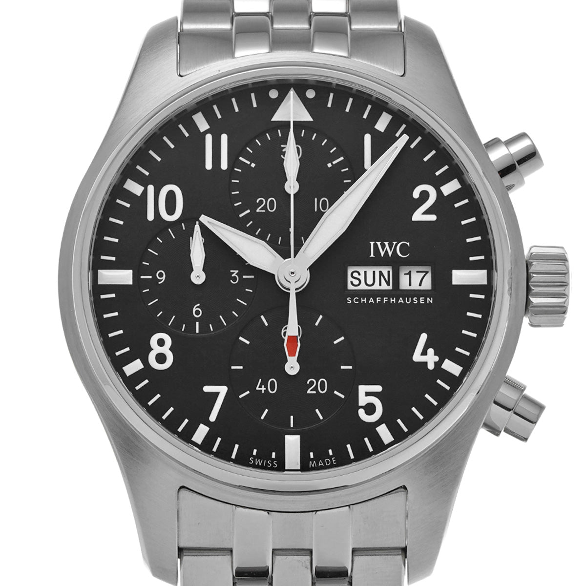 Pilot's Watch Chronograph 41 IW388113 Black IWC Men's [Pre-Owned]