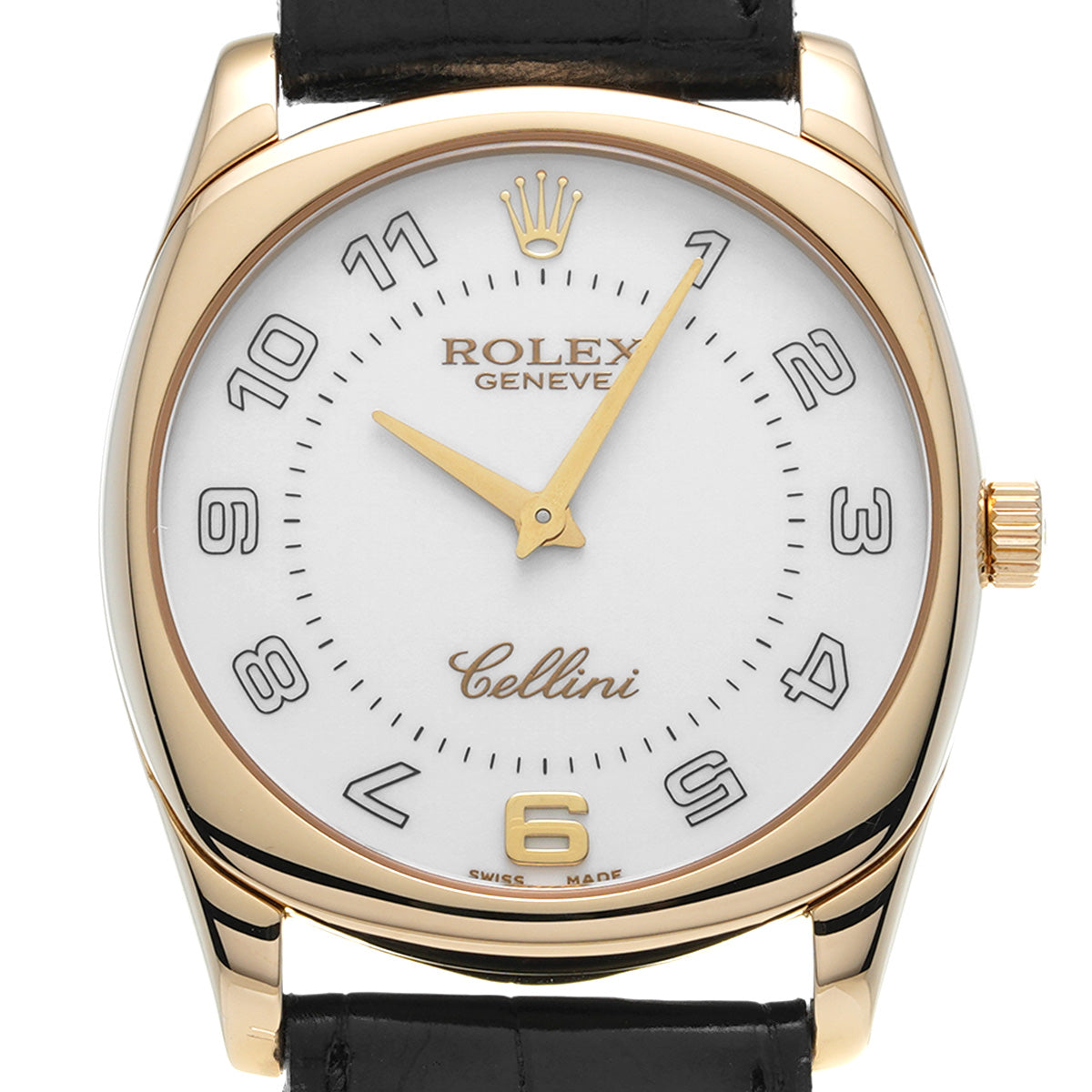 Cellini Danaos 4233/8 K (manufactured circa 2001) White ROLEX Men's [Pre-Owned].