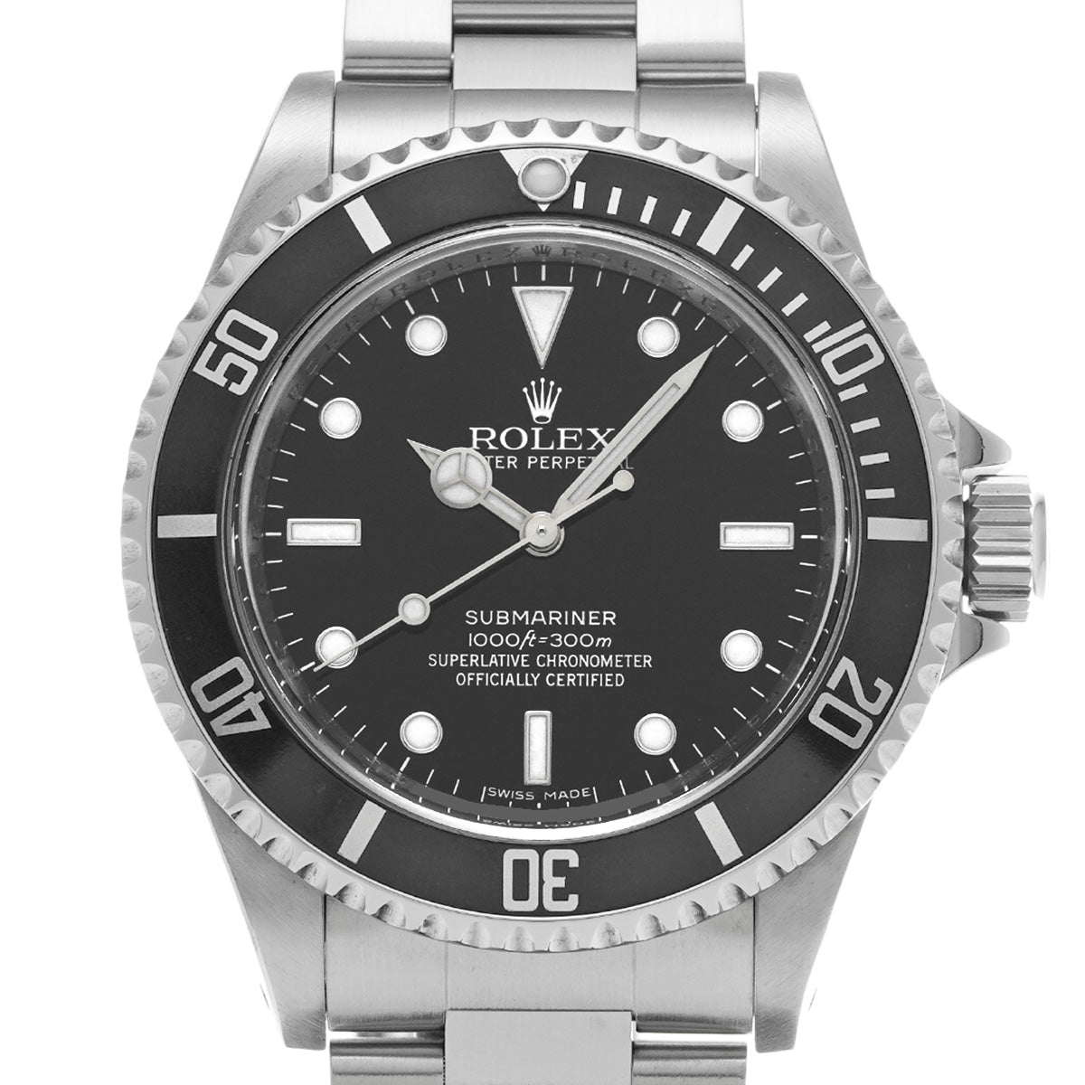 Submariner 14060M Z (manufactured circa 2006) Black ROLEX Men's [Pre-Owned].