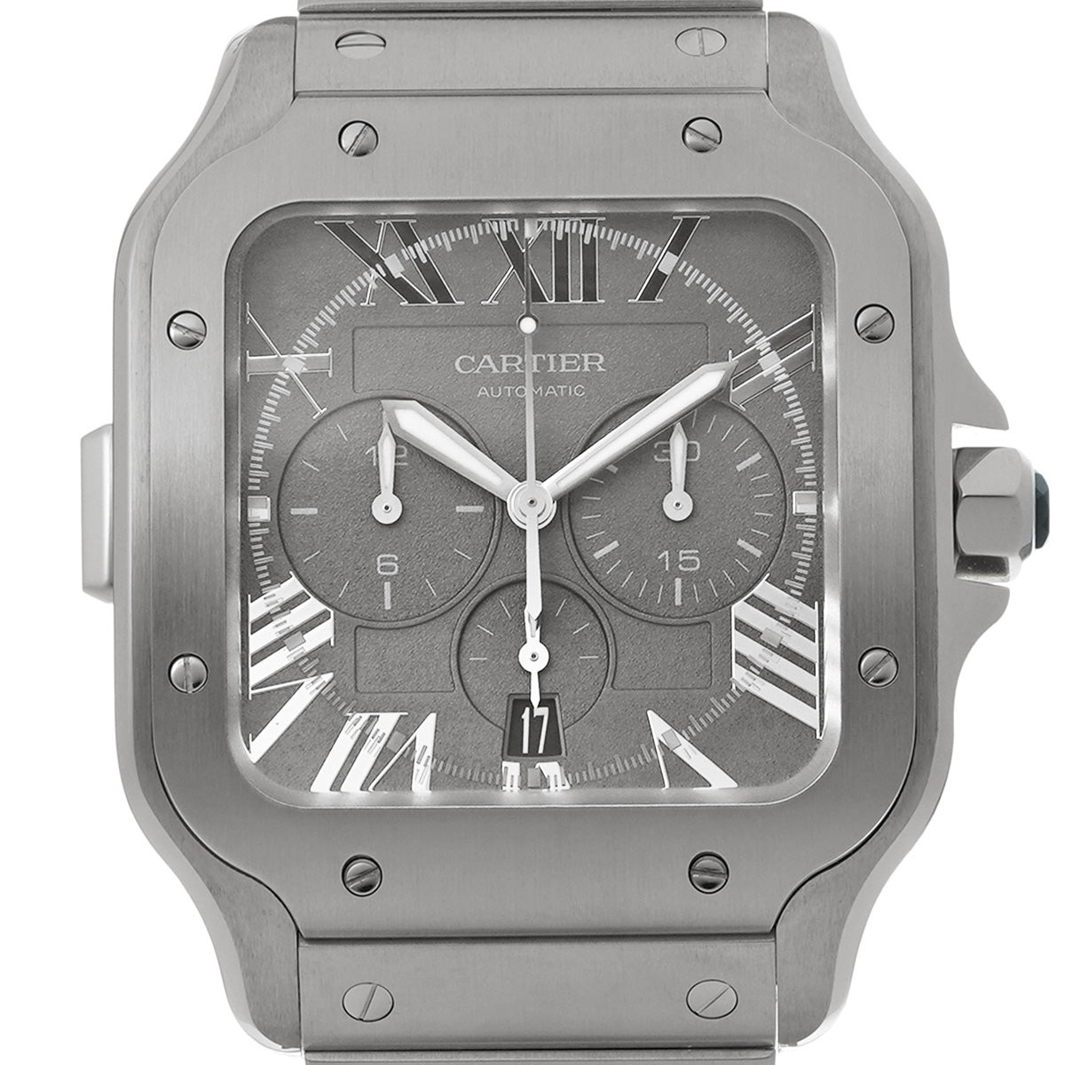 Santos de Cartier Japan Limited Edition WSSA0078 Gray CARTIER Men's [Pre-Owned].