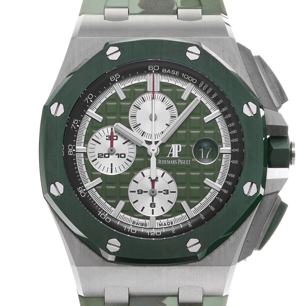Royal Oak Offshore Chronograph 26400SO.OO.A055CA.01 Green/Rhodium AUDEMARS PIGUET Men's [Pre-owned]