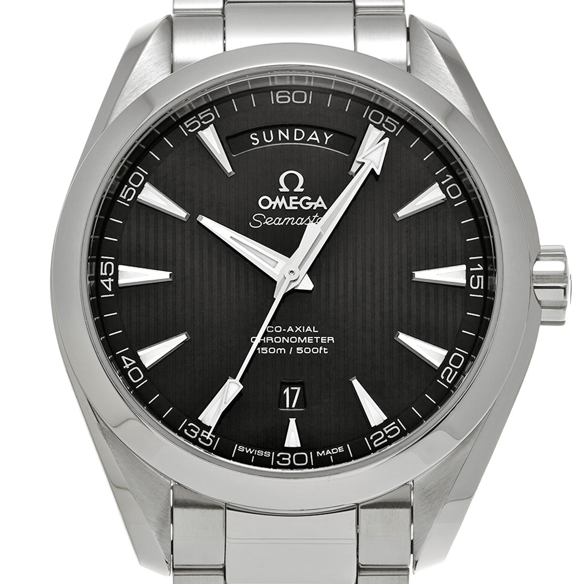 Seamaster Aqua Terra Co-Axial Day Date 231.10.42.22.01.001 Black OMEGA Men's [Pre-Owned].