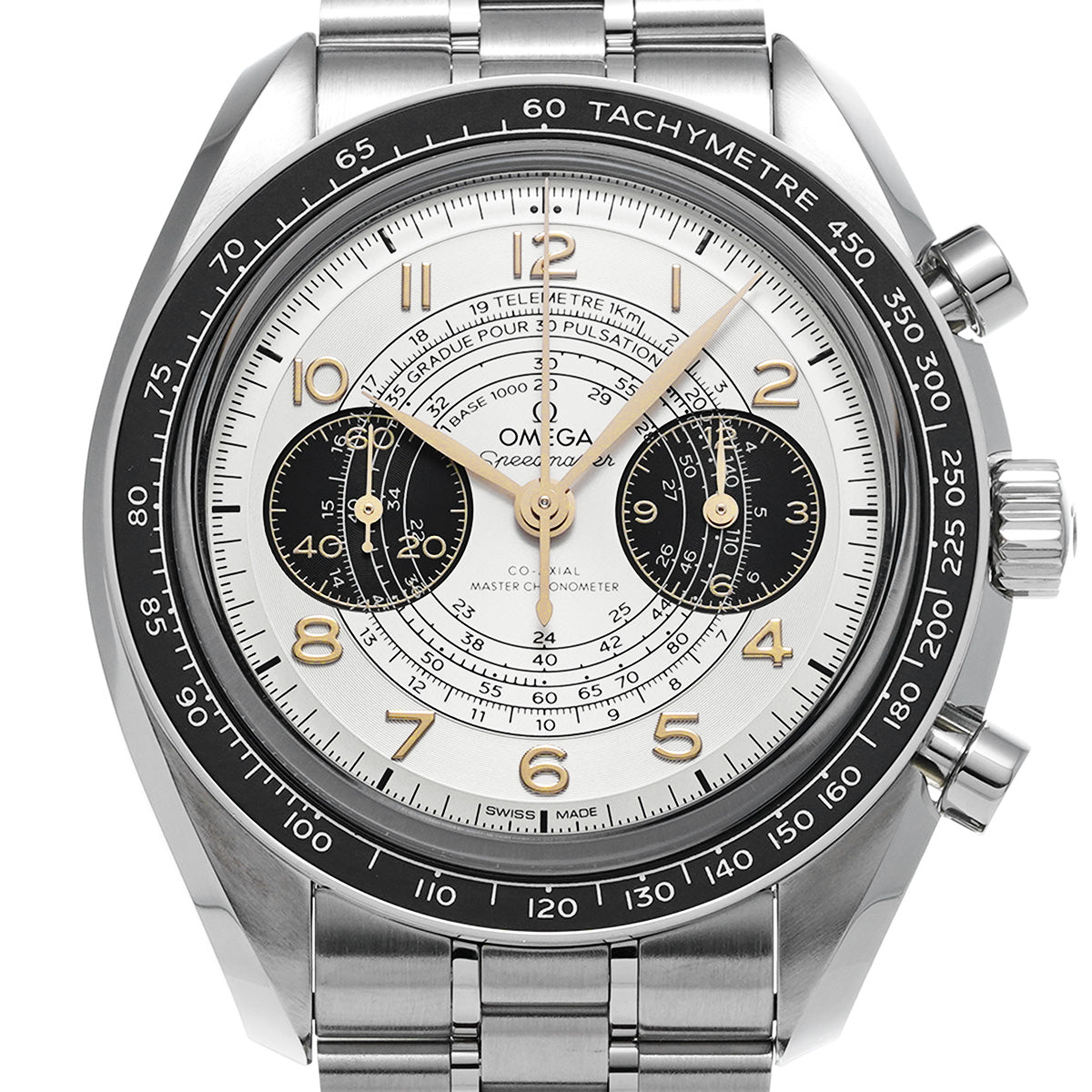 Speedmaster Chronoscope Paris 2024 522.30.43.51.02.001 Silver OMEGA Men's [Pre-owned]