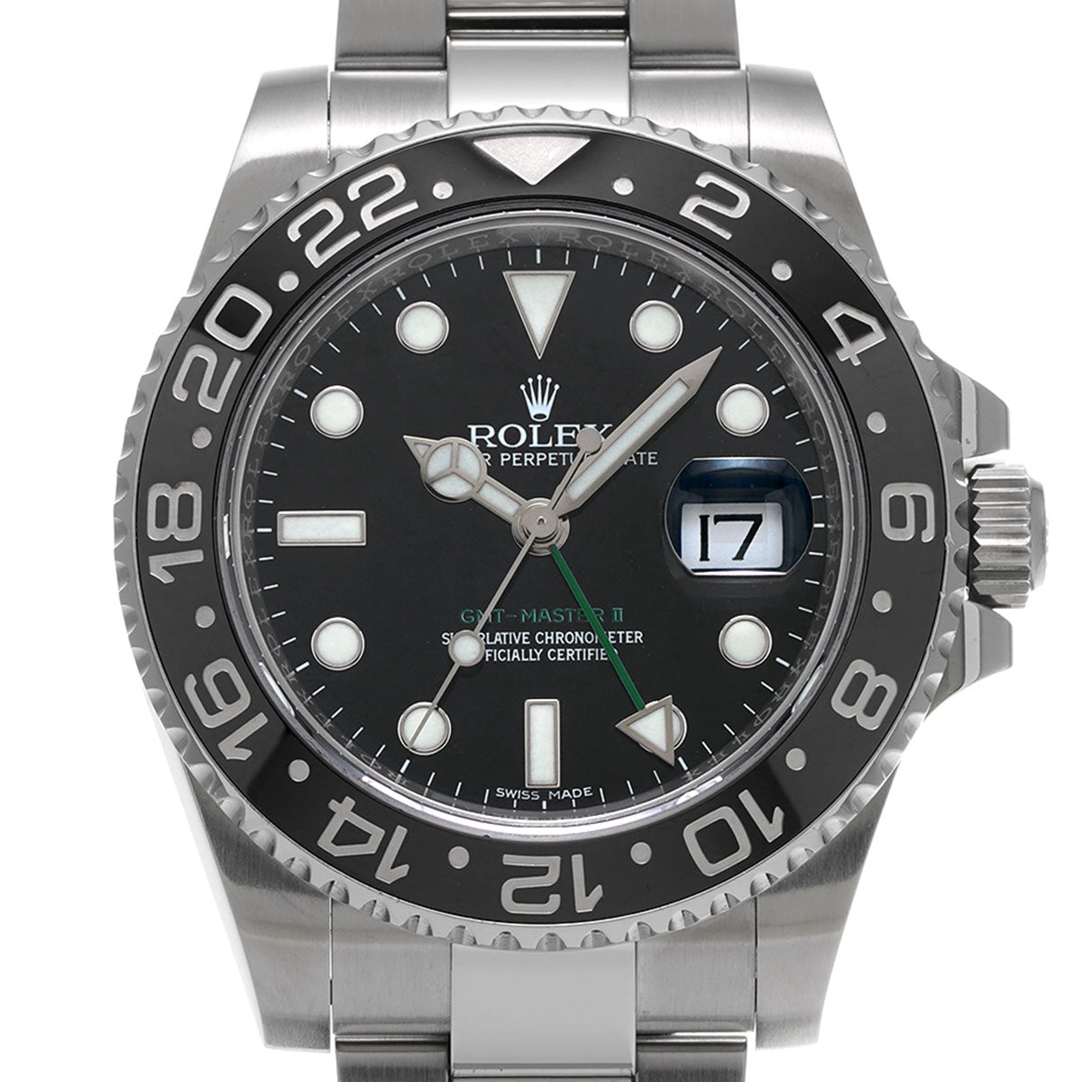 GMT Master II 116710LN Random Serial Black ROLEX Men's [Pre-Owned].