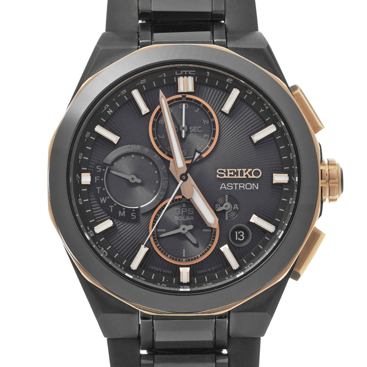 Astron Nexstar 100th SBXC158 Black SEIKO Men's [Pre-owned].