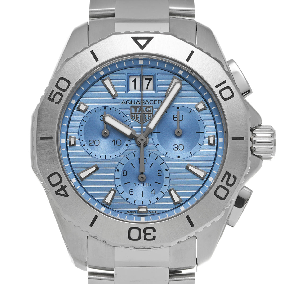 Aquaracer Professional 200 Quartz CBP1112.BA0627 Light Blue TAG HEUER Men's [Pre-Owned]