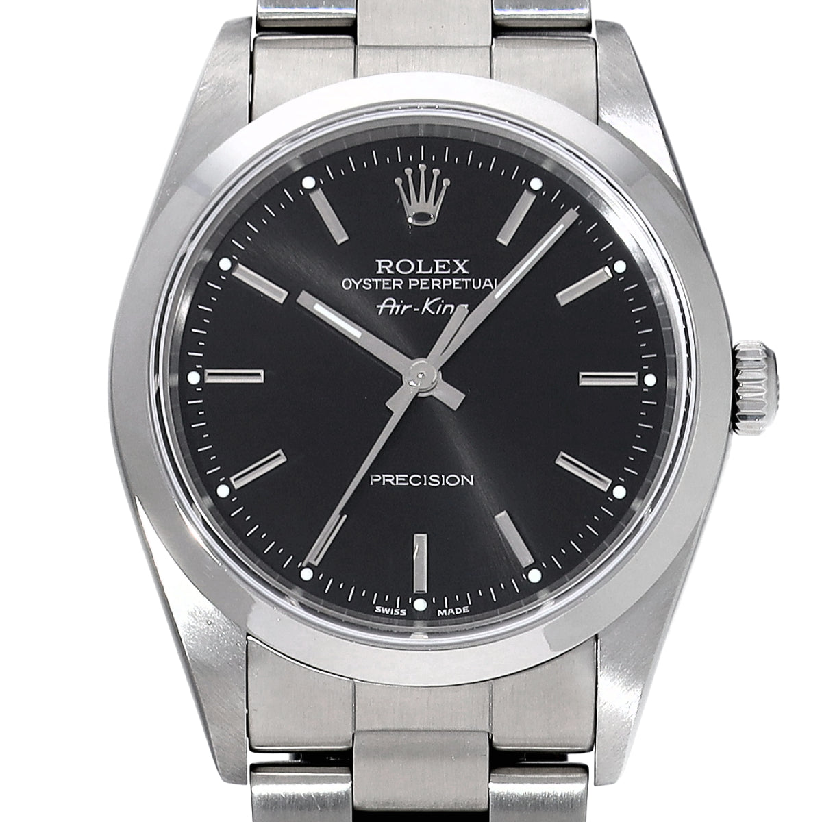 Air-King 14000M F No. (manufactured around 2004) Black ROLEX Men's [Pre-Owned].