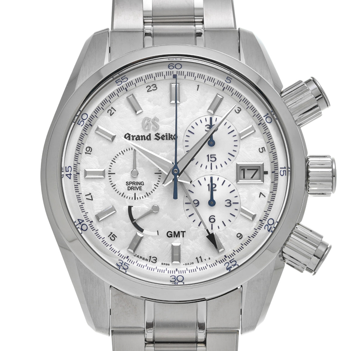 Sport Collection Spring Drive Chronograph GMT SBGC247 White Grand Seiko Men's [Pre-Owned].