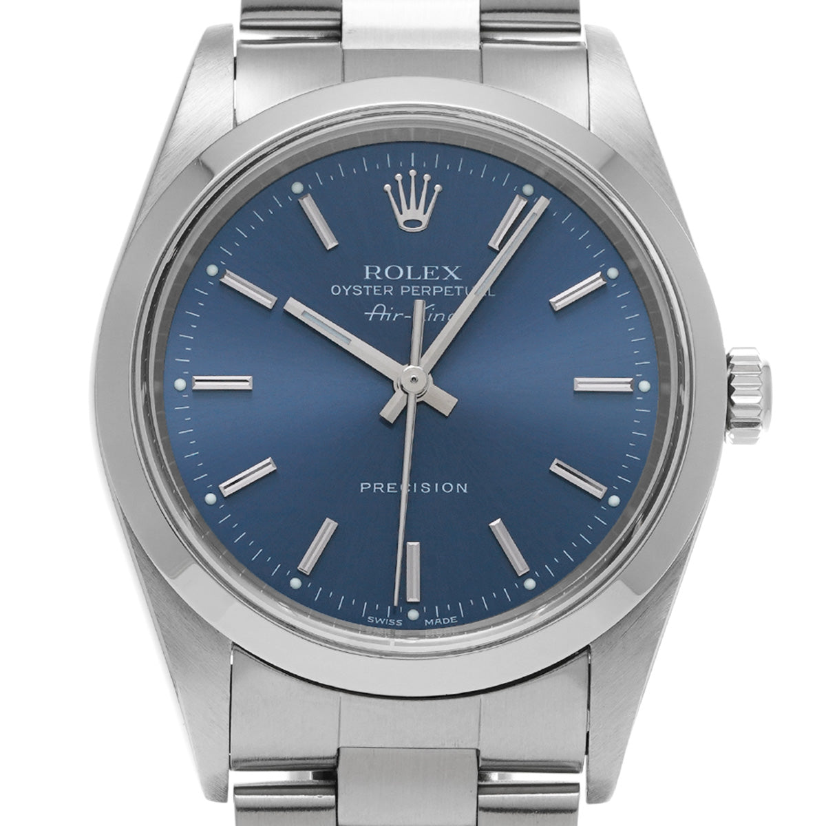 Air-King 14000M Y (manufactured circa 2003) Blue ROLEX Men's [Pre-Owned].