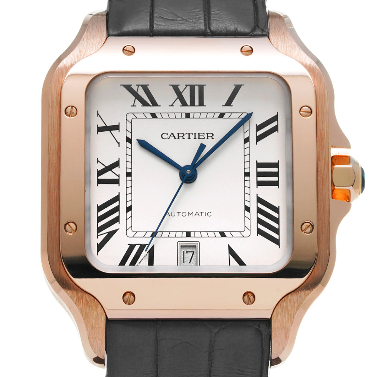 Santos de Cartier LM WGSA0011 Silver CARTIER Men's [Pre-owned]