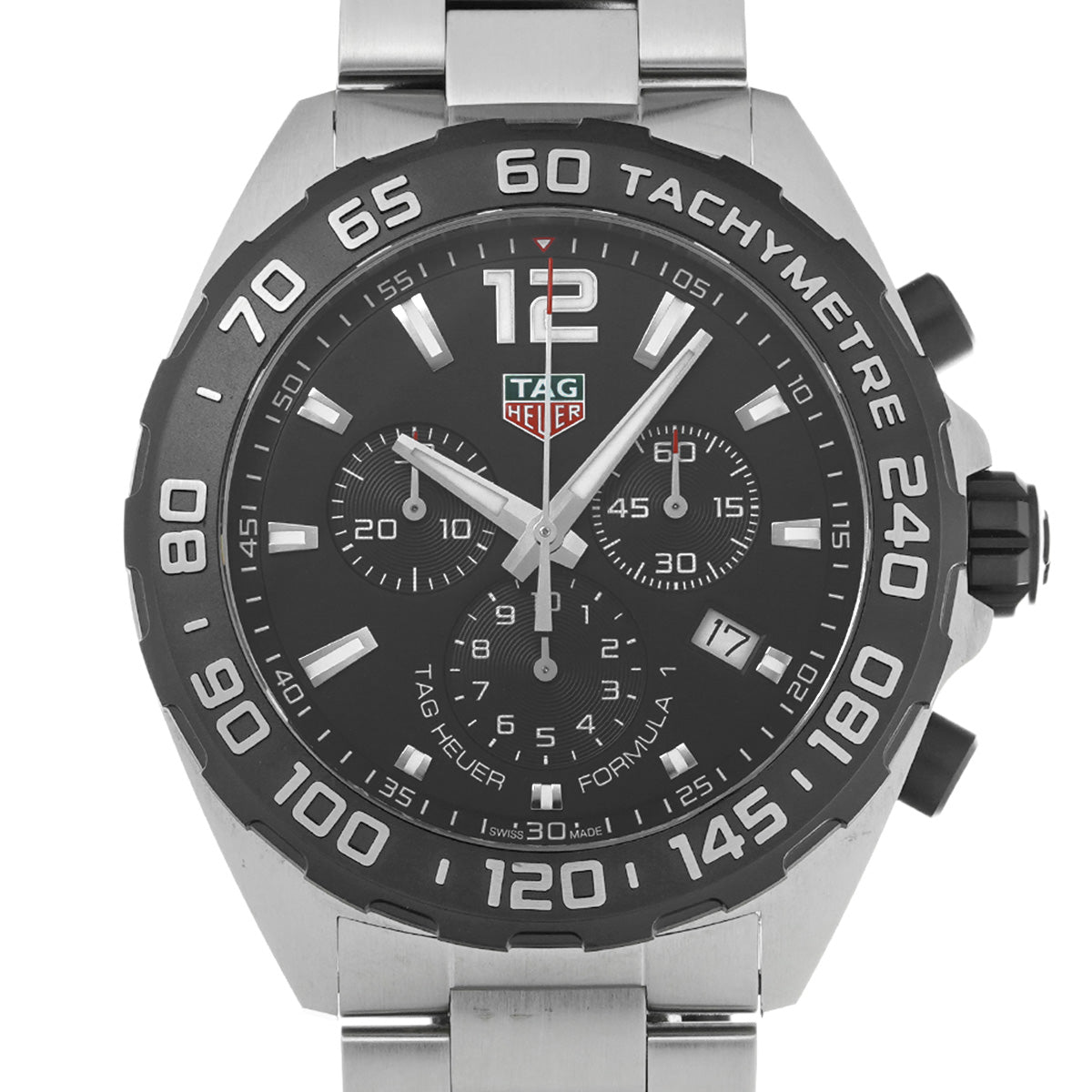 Formula 1 Quartz Chronograph CAZ1010.BA0842 Black TAG HEUER Men's [Pre-Owned].