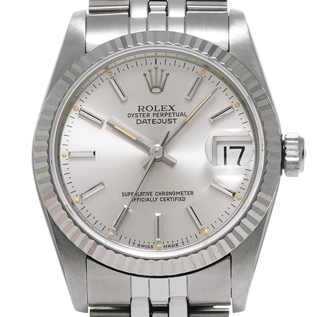 Datejust 68274 L (manufactured circa 1989) Silver ROLEX Unisex [Pre-owned].