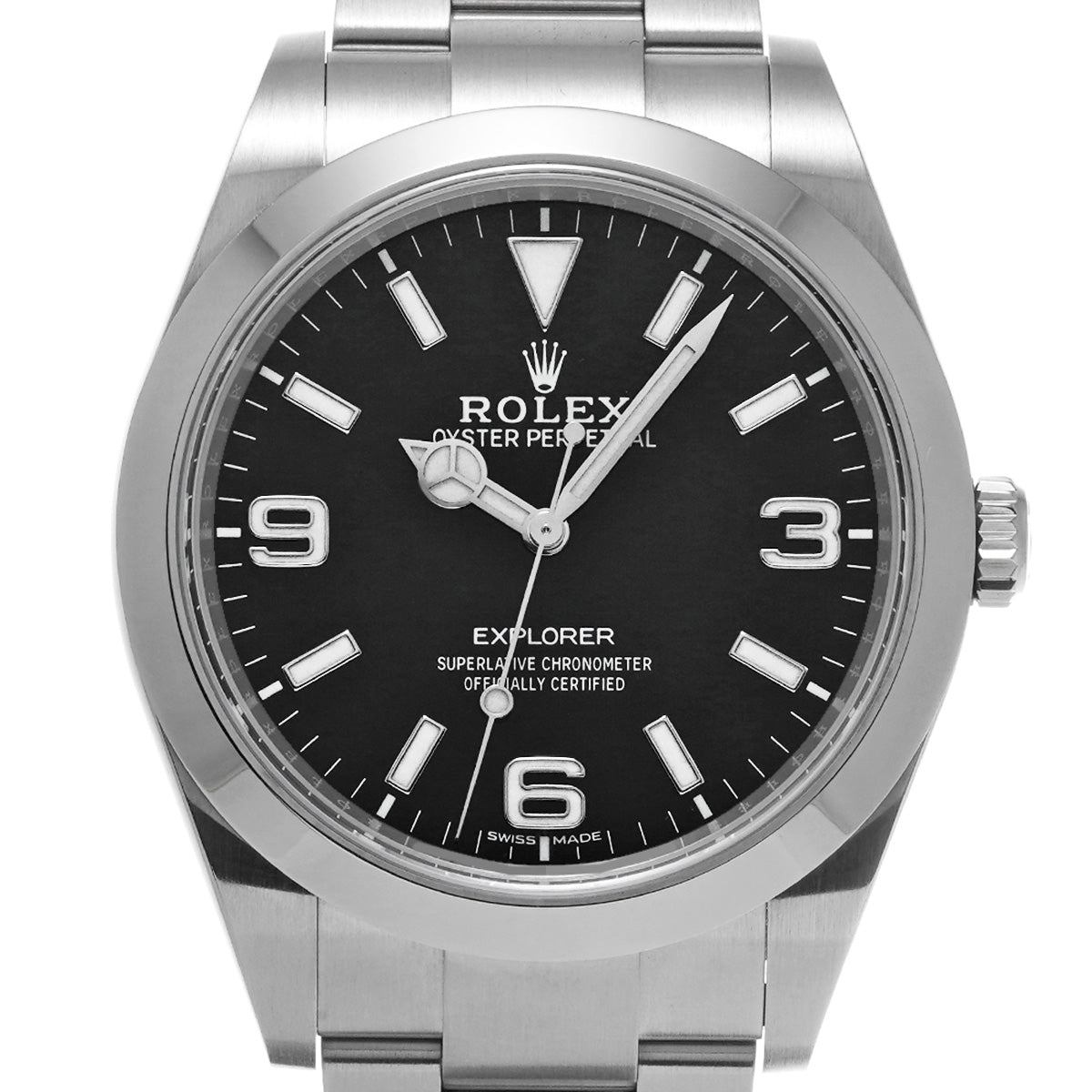 Explorer 214270 Random Serial Black ROLEX Men's [Pre-owned].