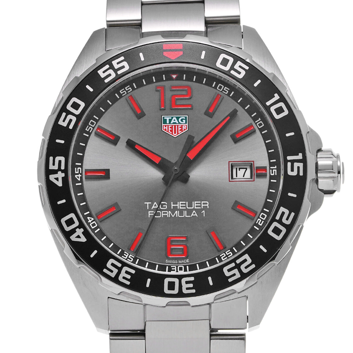 Formula 1 Quartz WAZ1018.BA0842 Gray TAG HEUER Men's [Pre-owned]