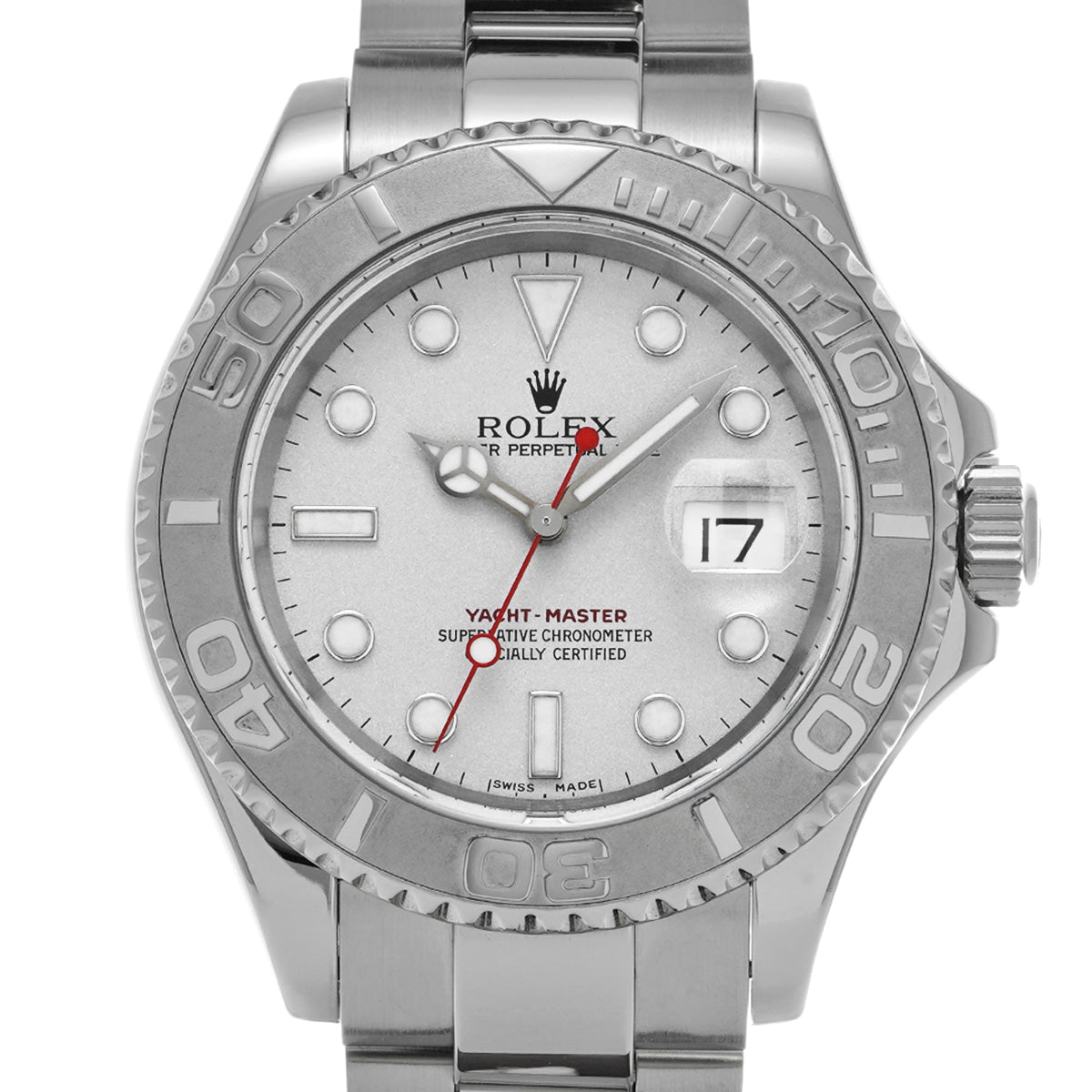 Yacht-Master 40 16622 P (manufactured circa 2000) Gray ROLEX Men's [Pre-Owned].