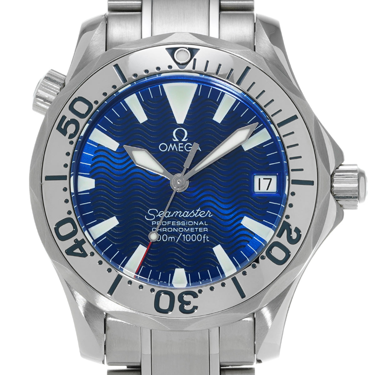 Seamaster Professional 300 2253.80 Blue OMEGA Men's [Pre-Owned].