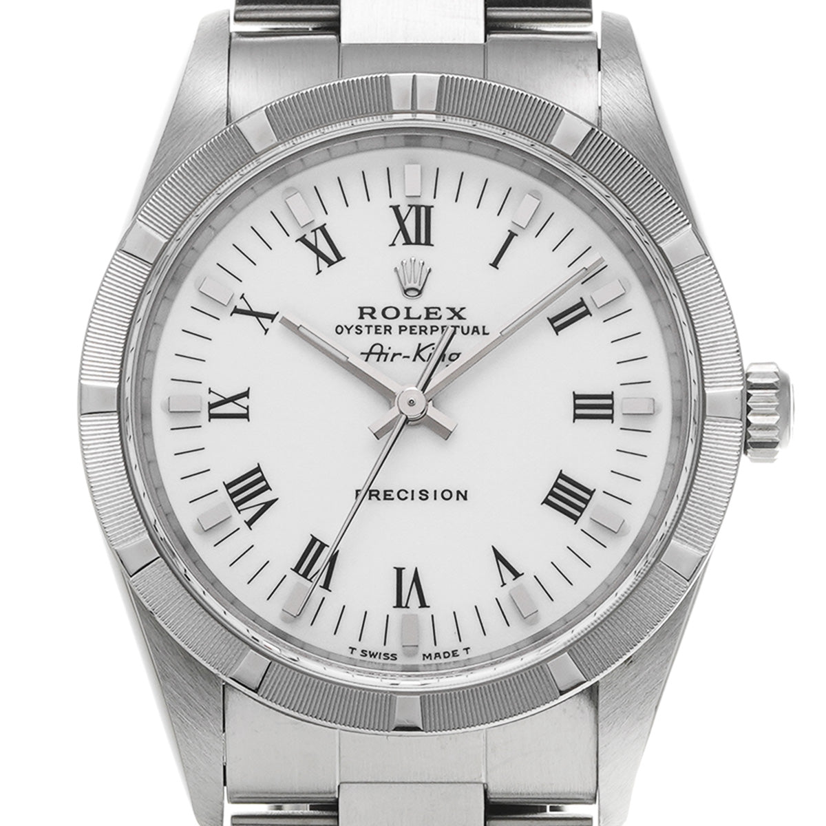 Air-King 14010 U (manufactured circa 1997) White ROLEX Men's [Pre-owned].