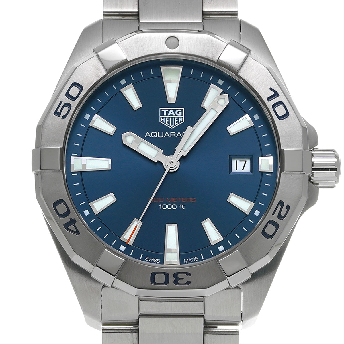 Aquaracer Quartz WBD1112.BA0928 Blue TAG HEUER Men's [Pre-Owned].