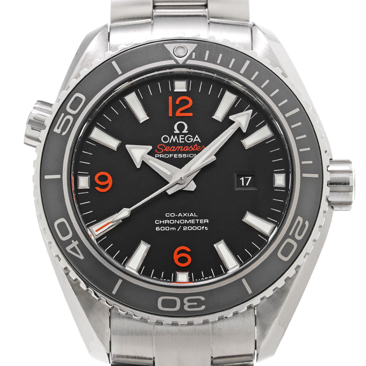 Seamaster Planet Ocean 600 Co-Axial 232.30.38.20.01.002 Black OMEGA Unisex [Pre-owned]