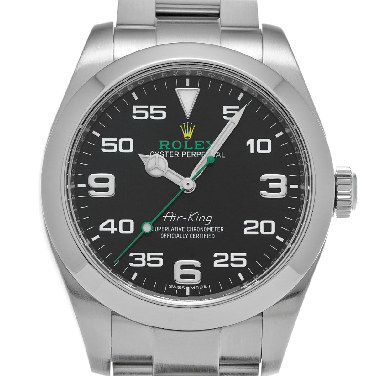 AIRKING 116900 Random Serial Black ROLEX Men's [Pre-owned].
