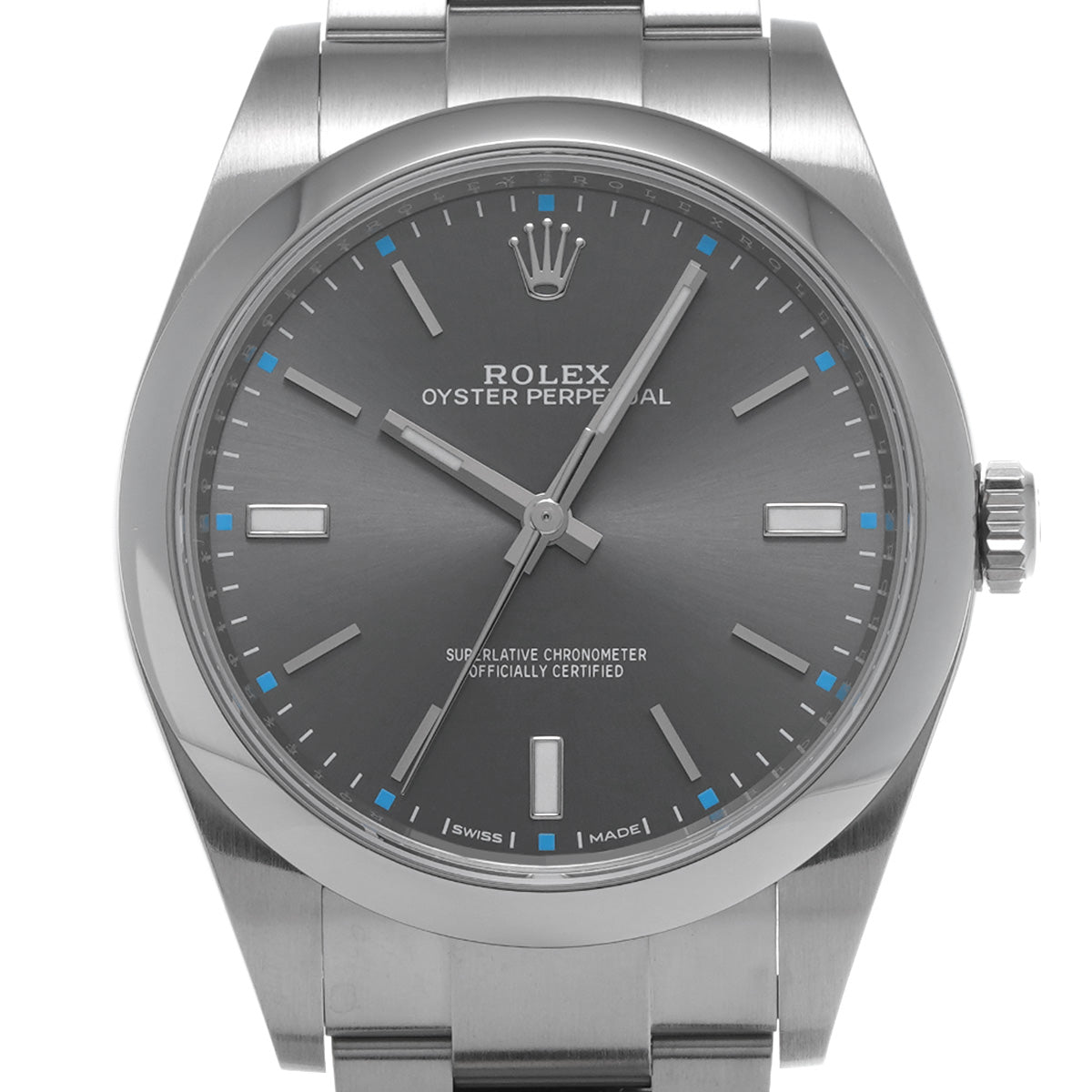 Oyster Perpetual 39 114300 Random Serial Dark Rhodium ROLEX Men's [Pre-Owned].