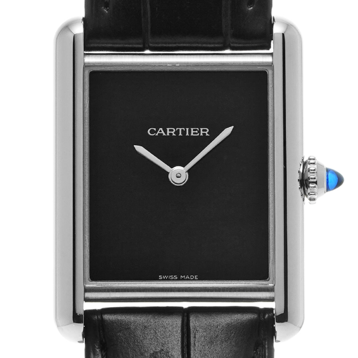 Tank Must de Cartier LM WSTA0072 Black Lacquer CARTIER Men's [Pre-Owned].