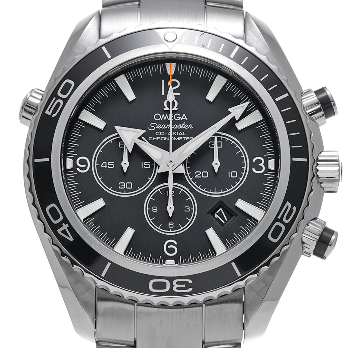 Seamaster Planet Ocean 600 Co-Axial Chronograph 2210.50 Black OMEGA Men's [Pre-Owned].