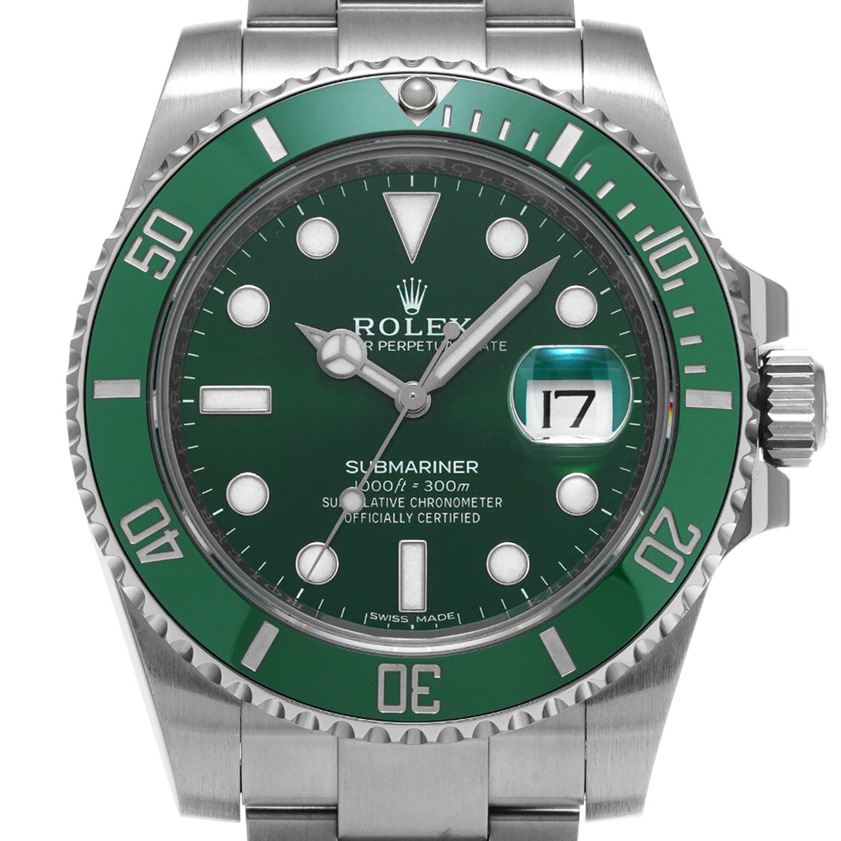 Submariner Date 116610LV Random Serial Green ROLEX Men's [Pre-Owned].