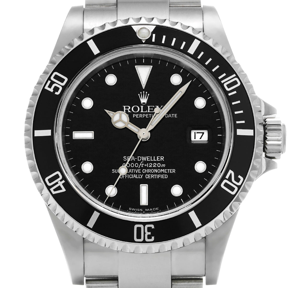 Sea-Dweller 16600 F (made around 2004) Black ROLEX Men's [Pre-Owned].