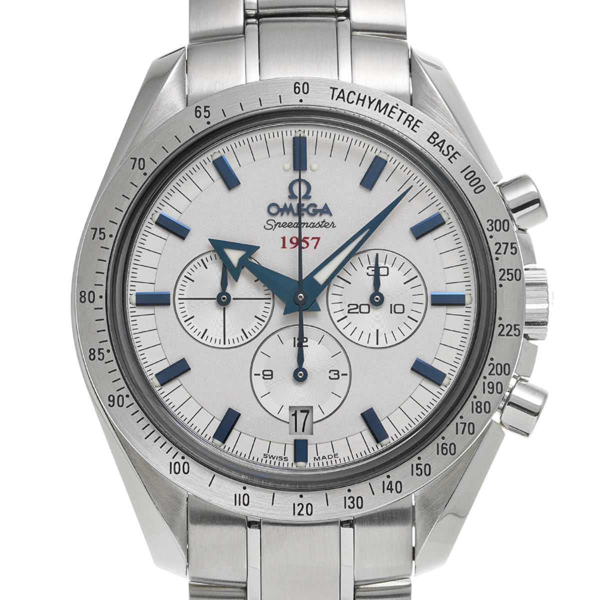Speedmaster Broad Arrow 1957 Co-Axial 321.10.42.50.02.001 Black OMEGA Men's [Pre-Owned].