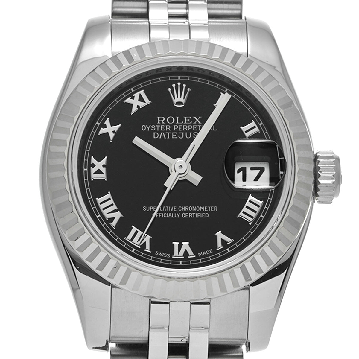 Lady Datejust 26 179174 Black ROLEX Ladies [Pre-Owned].